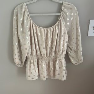 Francesca’s || Peplum Top || Size M